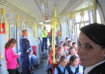 educatie rutiera in tramvai Oradea