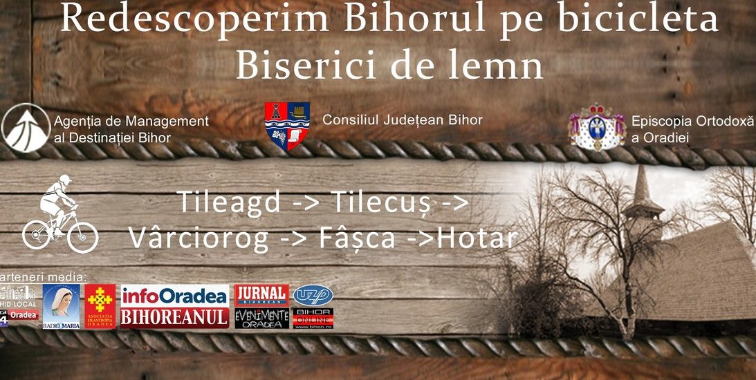 CFR Oradea susține evenimentul ”Redescoperim Bihorul pe bicicletă-Biserici de lemn”