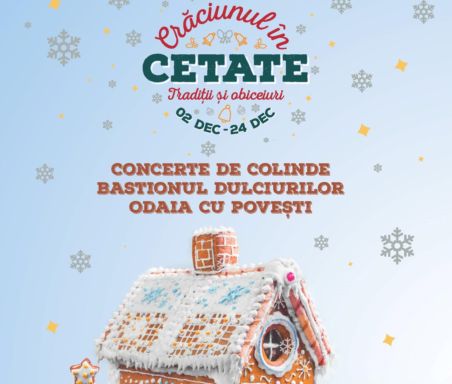 Traditii de Craciun in Cetatea Oradea, intre 2 si 24 decembrie