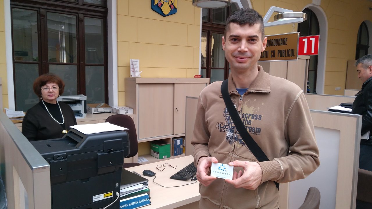 Castigatorul voucherului pentru acces gratuit la Aquapark Nympahea si-a ridicat premiul