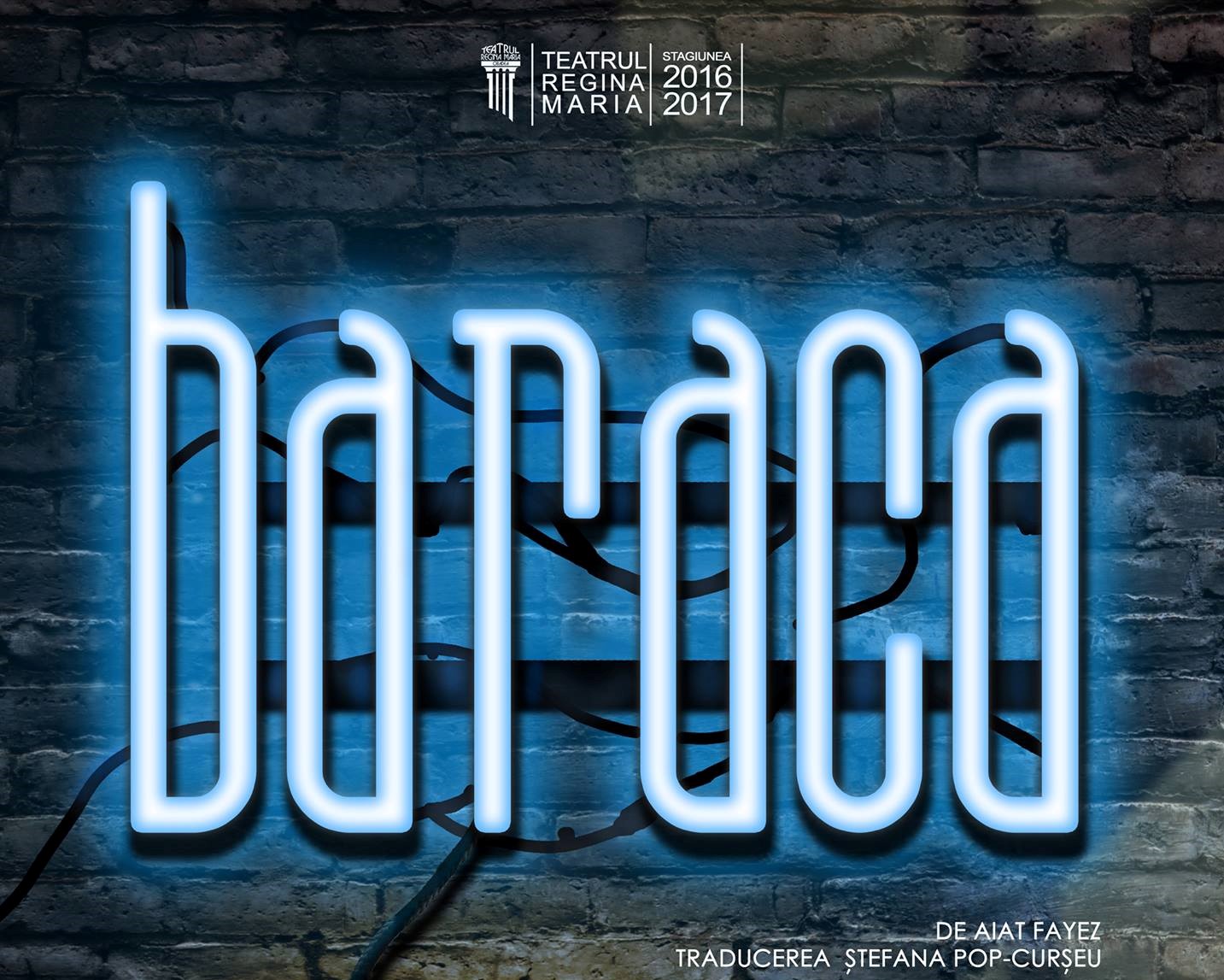 Premieră națională la Teatrul Regina Maria: BARACA, de Aiat Fayez