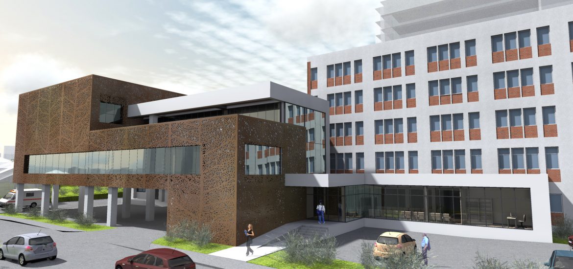 Extinderea Corpului B la UPU a Spitalului Judetean Oradea se afla in faza de licitatie. Vezi cum va arata noua cladire (FOTO)