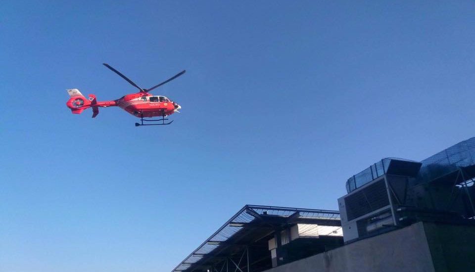 Primul heliport construit pe un spital judetean in România, a fost inaugurat azi la Oradea (VIDEO)
