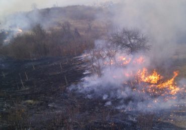 11 incendii de vegetatie in mai putin de 24 de ore, in mai multe localitati din judetul Bihor