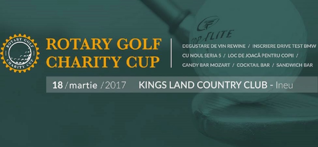 Rotary Club Oradea 1113 organizeaza prima editie a competitiei internationale “Rotary Golf Charity Cup”