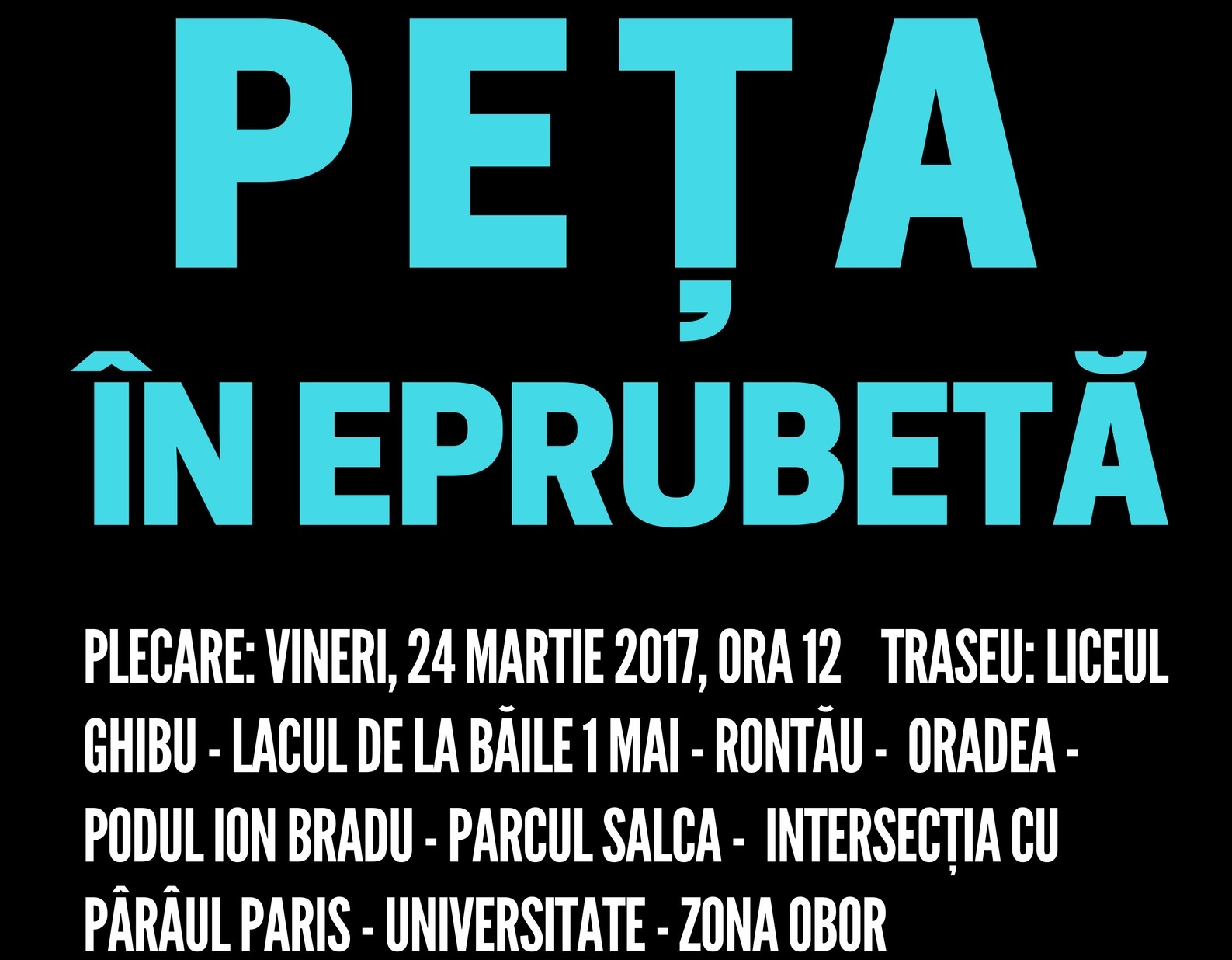 Start al proiectului “Peta in eprubeta”, finantat prin Fondul Stiintescu si pus in aplicare de elevii Liceului Onisifor Ghibu din Oradea