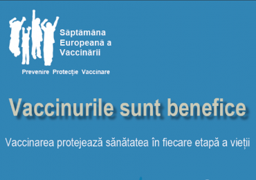 DSP Bihor, deruleaza in perioada 24-30 aprilie, campania „Saptamana Europeana a Vaccinarii”