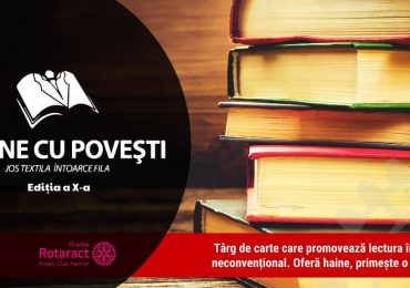 Clubul Rotaract Oradea lanseaza si in 2017, proiectul caritabil „Jos textila, întoarce fila!”