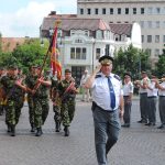 Ziua Drapelului Național, a fost sărbătorită în faţa Primăriei Oradea