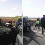Accident grav pe DN1, in apropiere de Urvind, in aceasta dimineata. Trei masini implicate (FOTO)