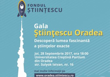 Joi, 28 septembrie, Fundaţia Comunitară Oradea lansează a doua ediție a programului Științescu Oradea.