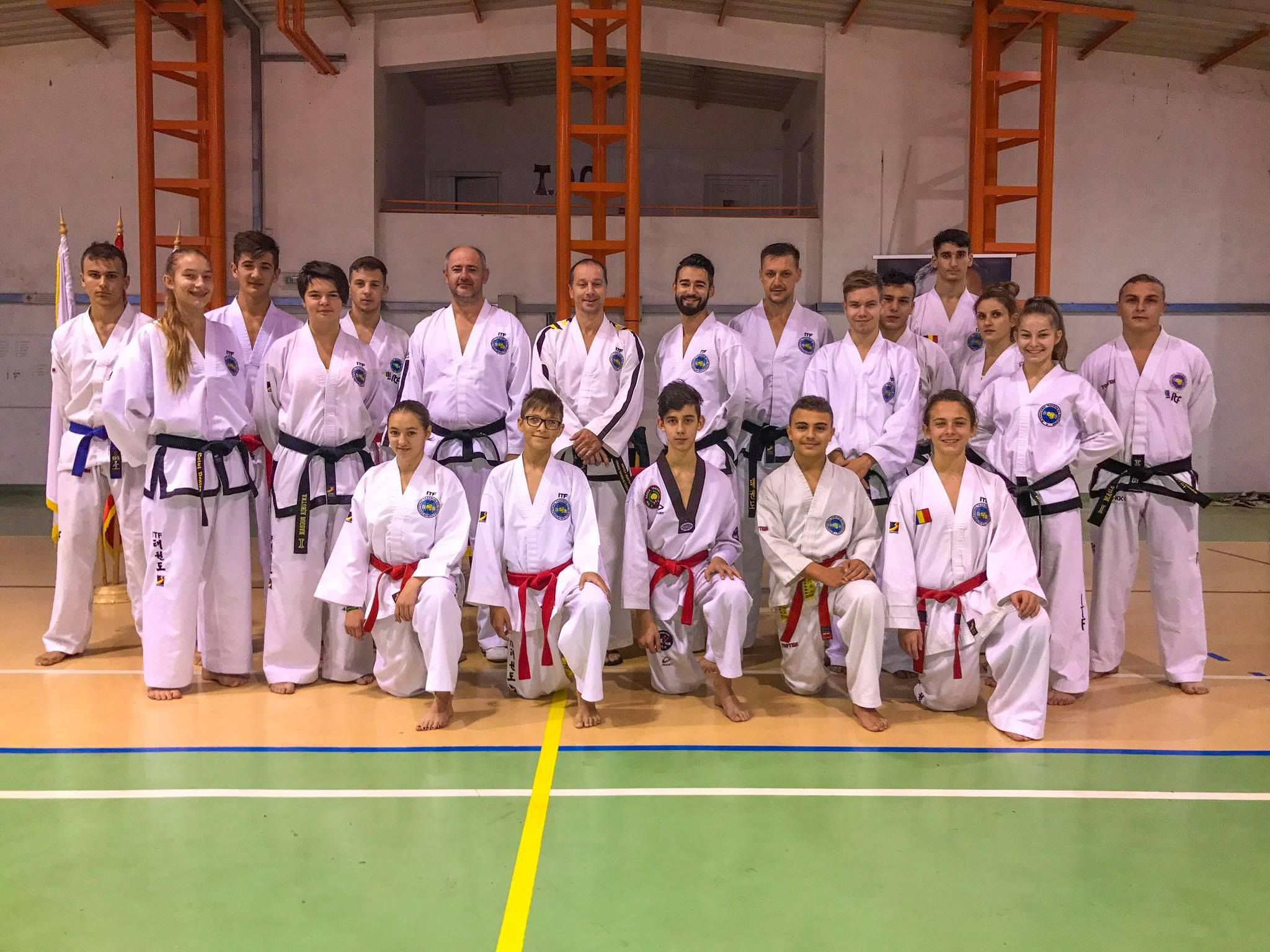 Echipa nationala de arte martiale se pregateste la Salard, judetul Bihor
