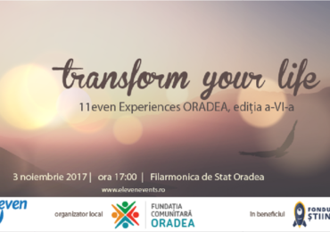 11even Experiences Oradea, 11 emoții/11 minute/11 invitați, pe 3 noiembrie la Filarmonica de Stat