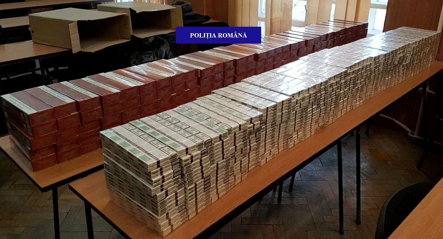 Peste 223.000 de țigarete nemarcate confiscate de polițiștii orădeni din piețele oradene