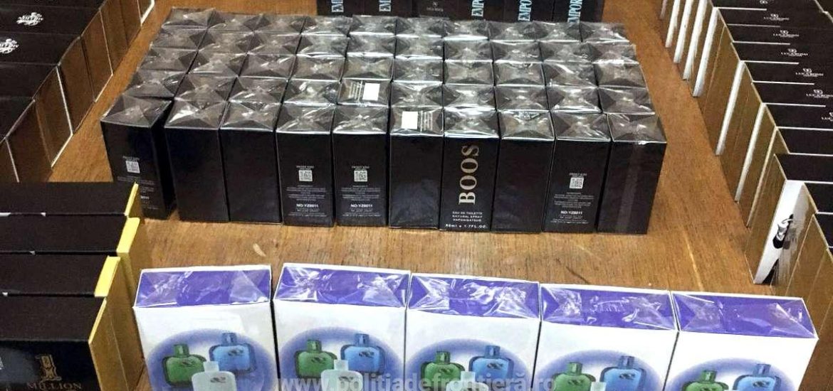 Aproape 400 de parfumuri contrafacute, confiscate de la un bihorean in Vama Bors