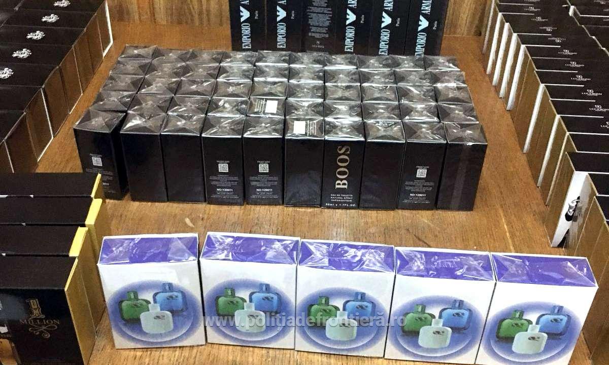 Aproape 400 de parfumuri contrafacute, confiscate de la un bihorean in Vama Bors
