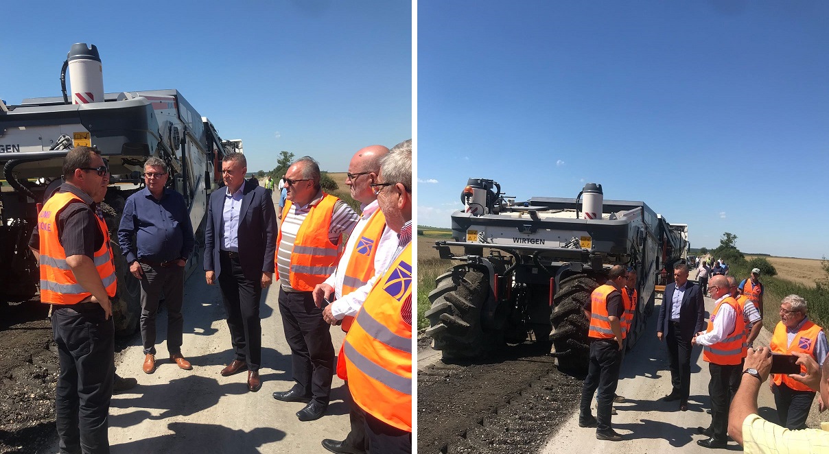 Directorul CNAIR in vizita in judetul Bihor. Noi promisiuni pentru infrastructura rutiera a judetului