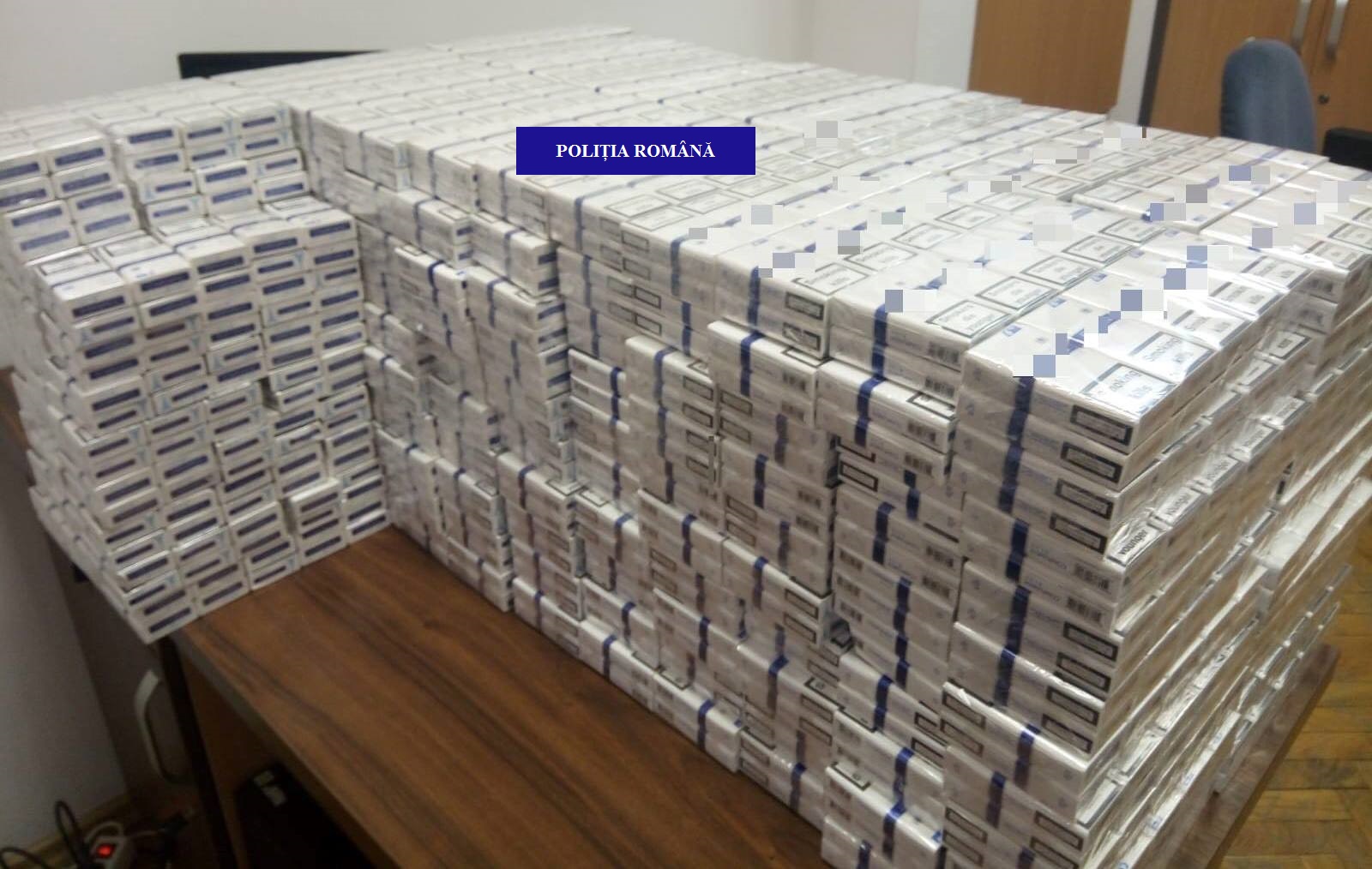 Hunedorean prins in Marghita cu aproape 4.000 de pachete de tigari nemarcate legal