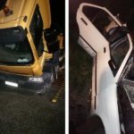 Accident grav in Chiribis, un tanar de 20, ce conducea fara permis, a lovit o cisterna