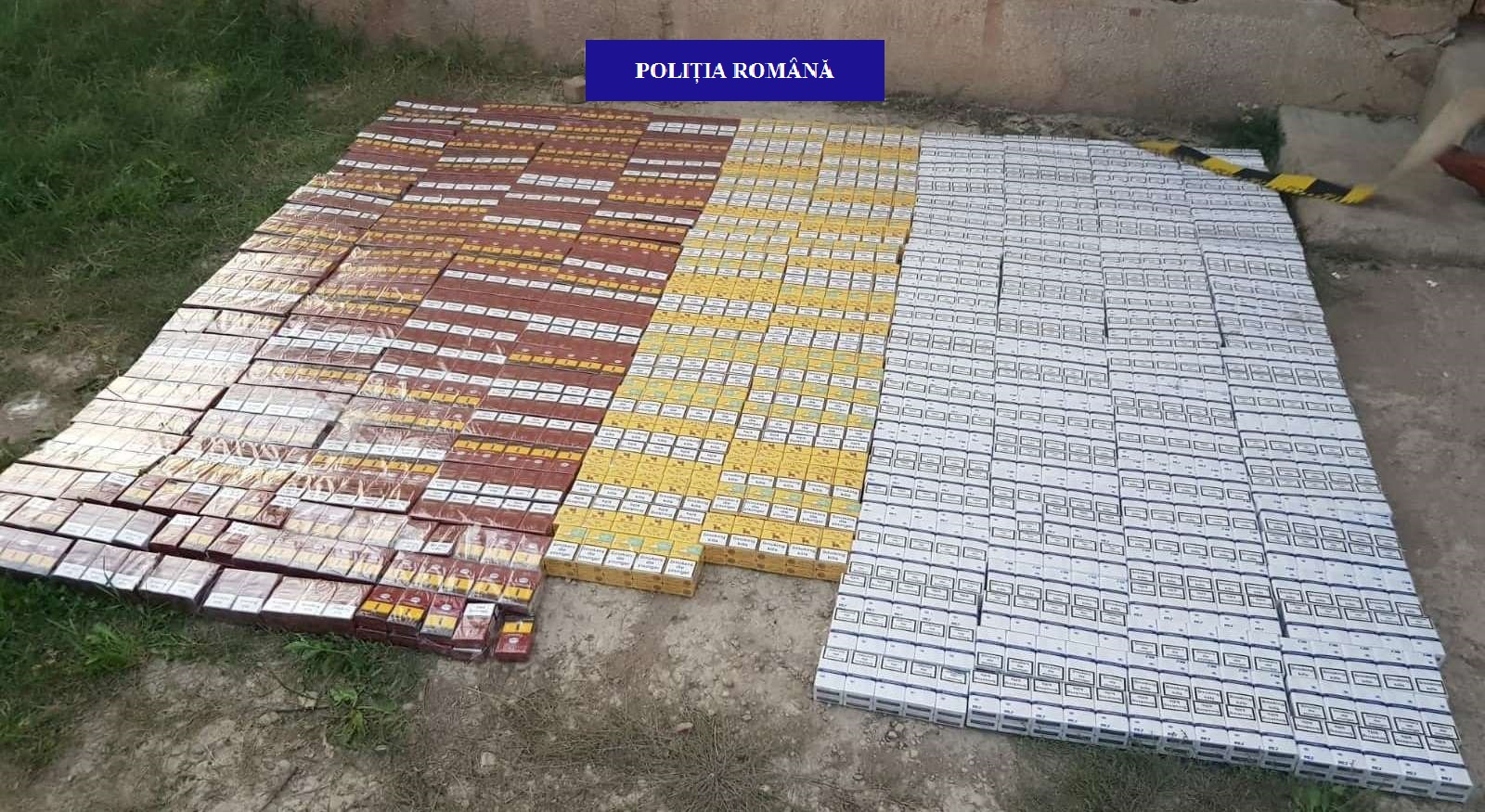 50.000 de tigarete nemarcate, confiscate de politistii bihoreni de la un conducator auto in Salonta