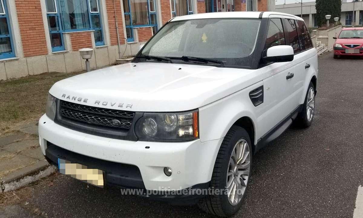 Land Rover de 20.000 de euro, retinut in Vama Bors. Avea seria de sasiu modificata