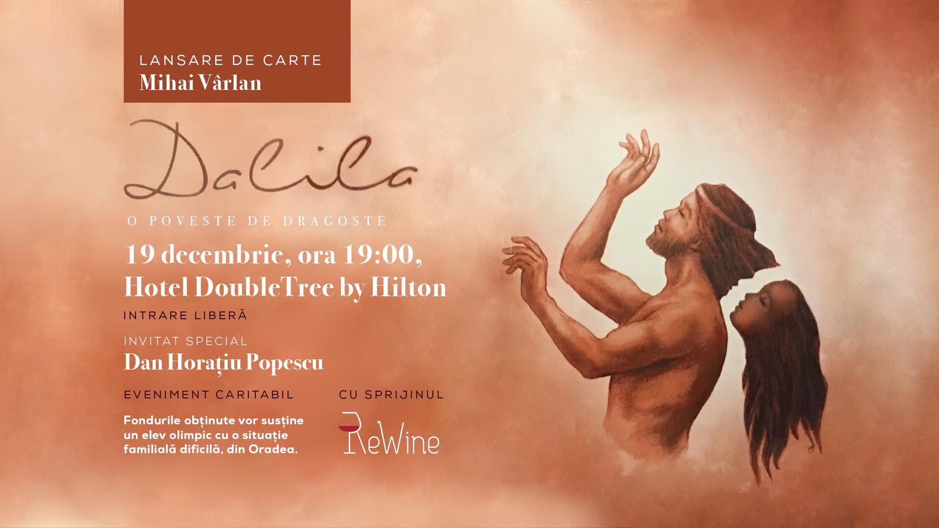 Când arta și medicina se îmbină, nu poate ieși decât ceva sublim, nu-i așa? Lansare de carte – Dalila de Mihai Vârlan