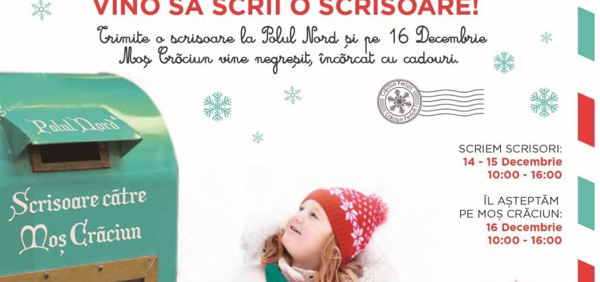 Scrie-i lui Moș Crăciun și Moșul îți aduce cadoul în Centrul Comercial Aushopping Oradea