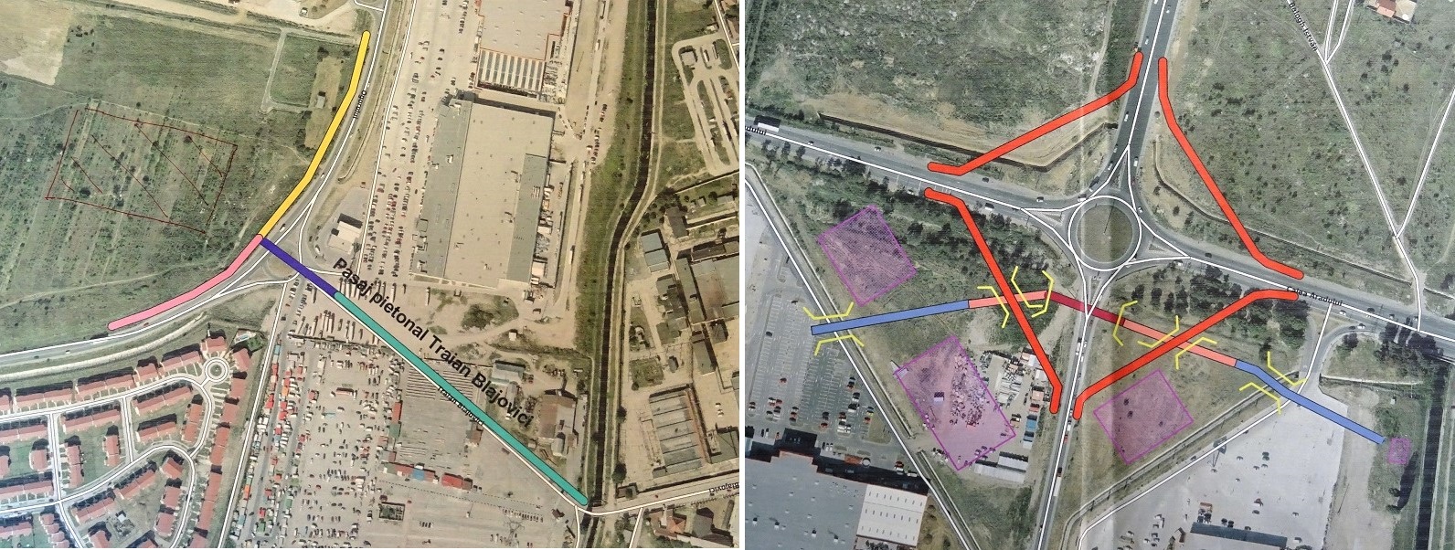 Ce solutii a gasit Primaria Oradea pentru accesul pietonal la Era Park si Piata 100