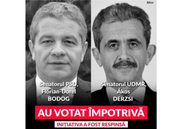 Senatorii de Bihor, Florian Bodog si Akos Derszi, printre cei care au respins Proiectul de lege care prevede majorarea alocațiilor pentru copii la 200 de lei