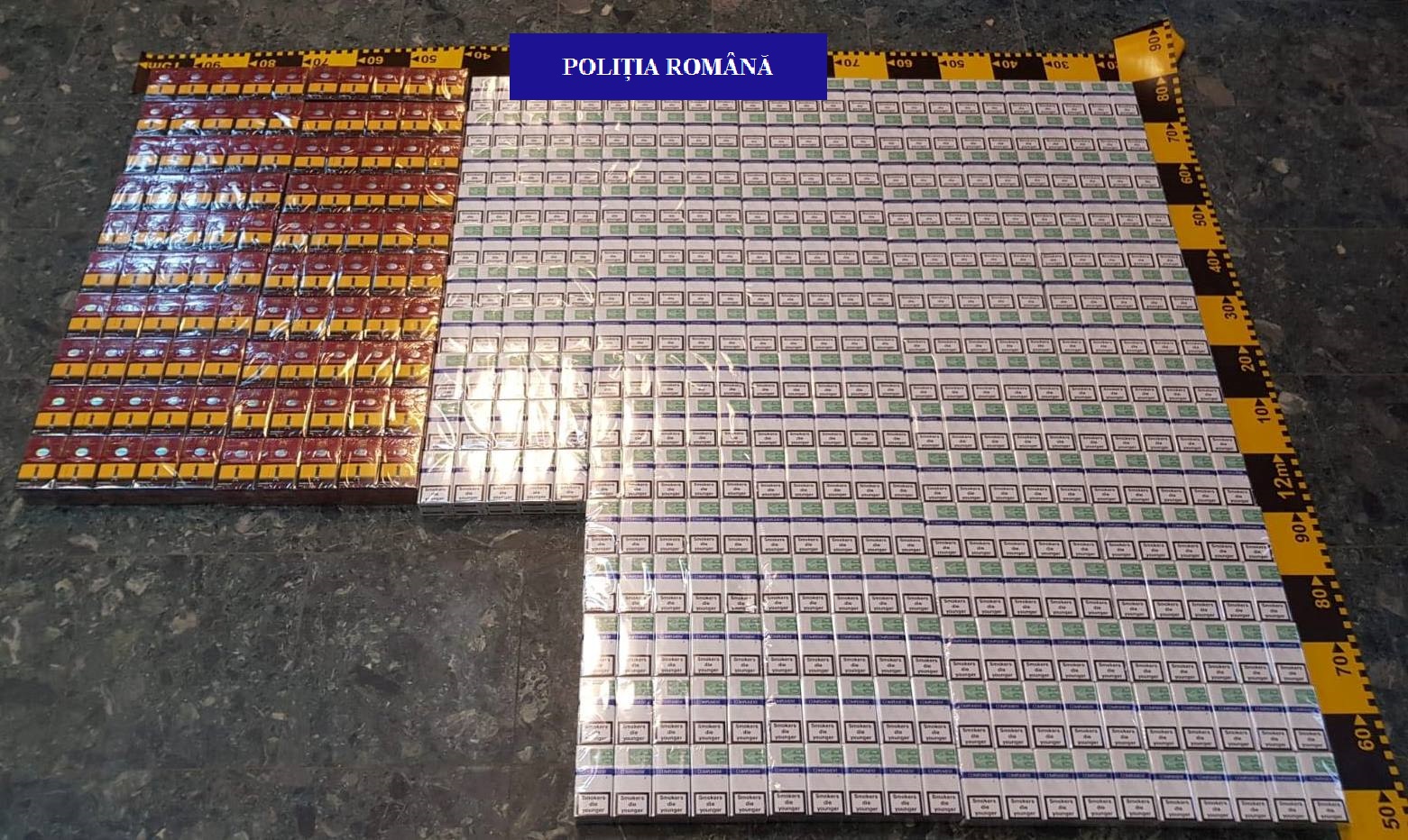 Oradean prins, pe strada Seleusului cu 900 de pachete de tigari nemarcate legal