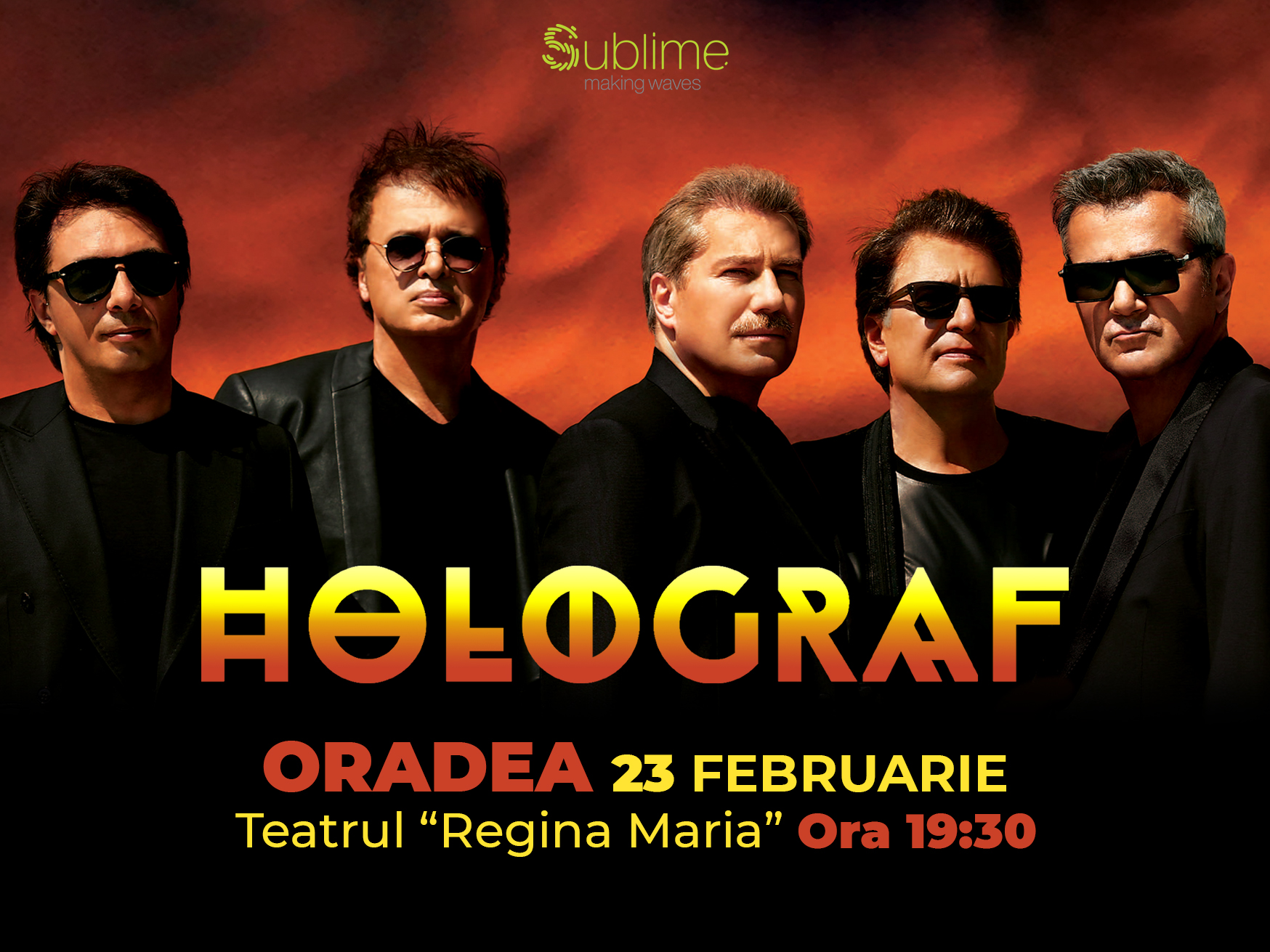 Concert Holograf in Oradea, sambata 23 februarie la Teatrul Regina Maria