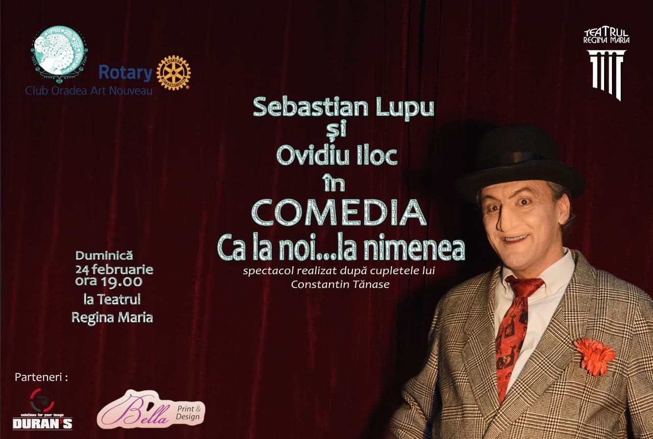 Sebastian Lupu si Ovidiu Iloc va invita la un spectacol jucat in scop nobil