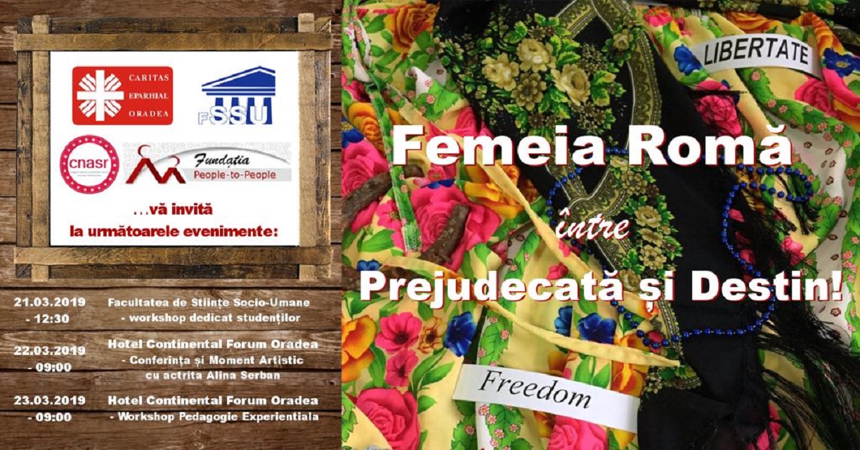 Femeia romă – între prejudecată și destin. Workshop adresat studenților abordând metode de lucru cu persoanele de etnie roma/femeia roma