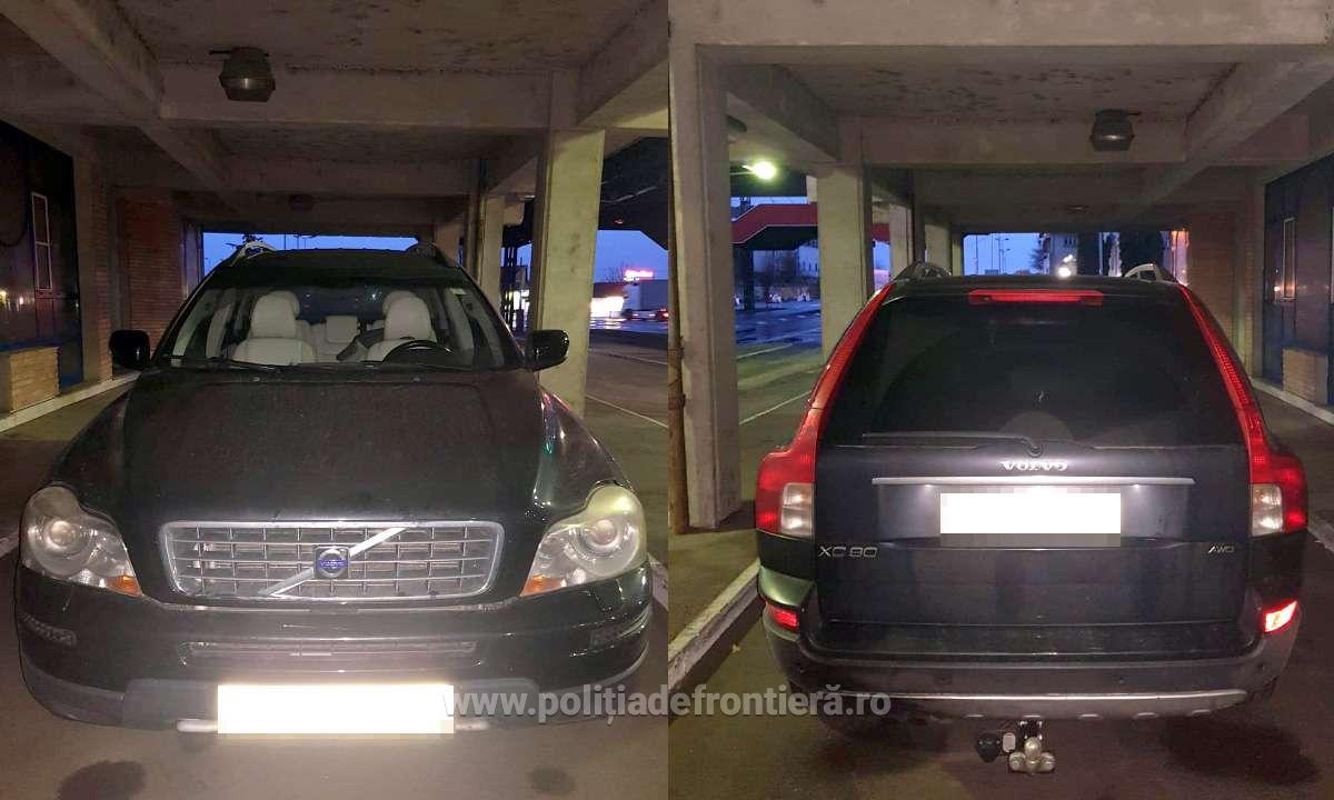 Un autoturism furat din Spania, depistat in Vama Bors si retinut de politistii de frontiera