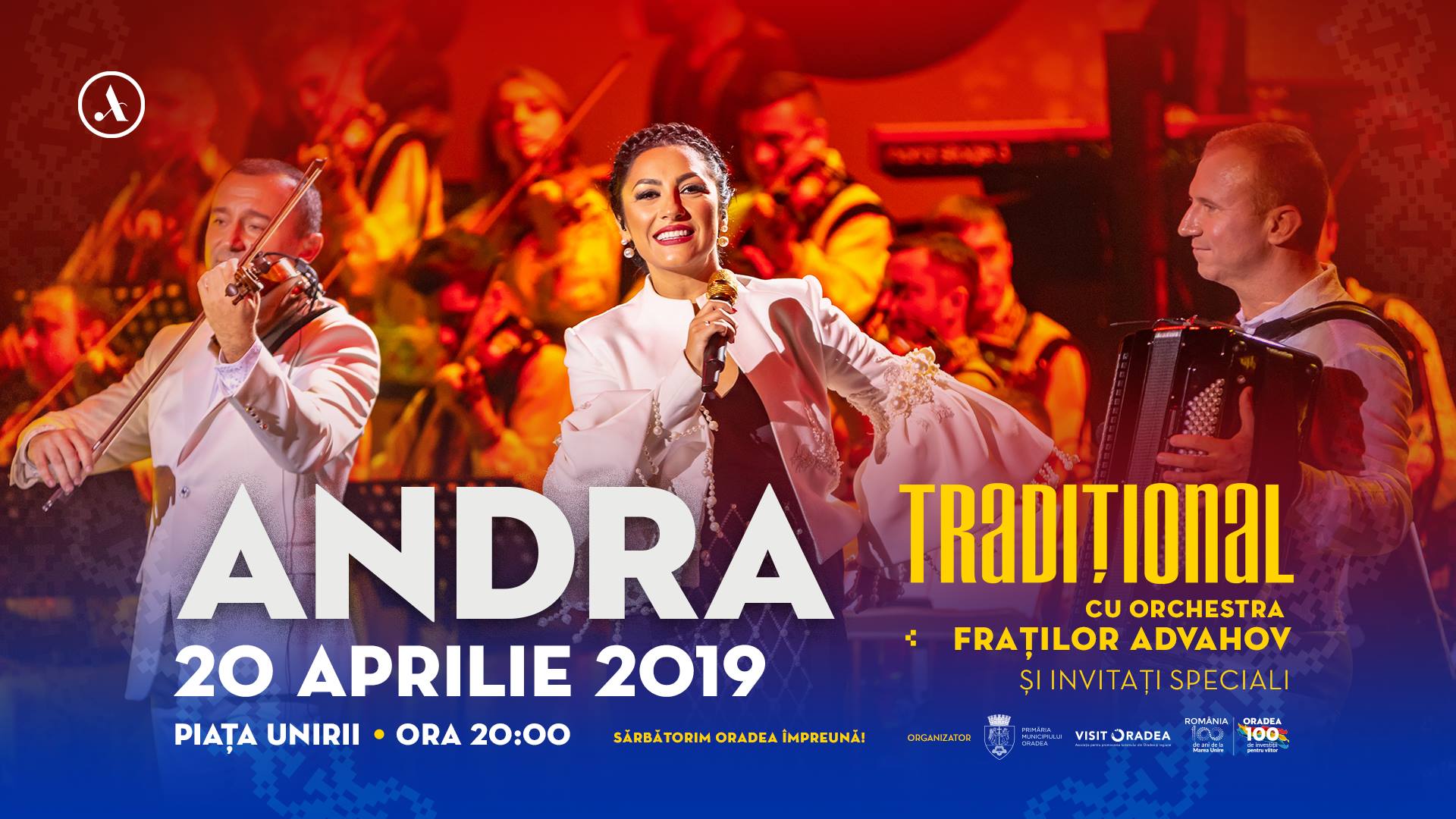 Andra vine la Oradea, cu concertul “Traditional”, la “Centenarul Oradiei Mari”. Andra: Va fi o intalnire emoționantă, sunt nerăbdătoare!