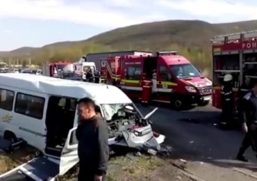 Accident grav pe DN 1 intre Oradea si Cluj Napoca, 11 persoane accidentate. Planul Rosu a fost activat