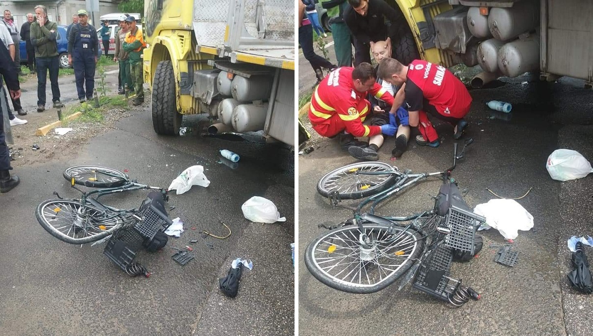 Un barbat a ajuns in stare grava la spital dupa ce a fost lovit de un camion in Beius
