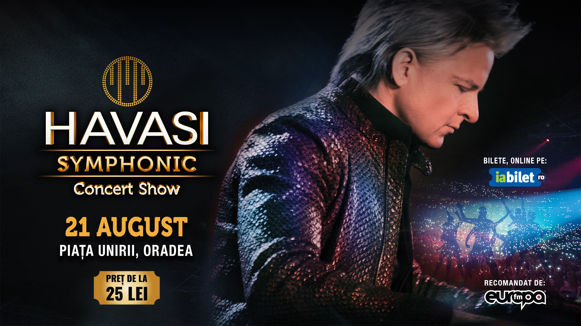 Cel mai spectaculos concert de pian din lume ajunge la Oradea