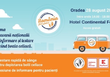Kaufland și ARIG ajung la Oradea, cu prima caravană de informare și testare gratuită pentru boala celiacă în România