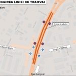 Noi restrictii de trafic rutier in Calea Aradului din cauza lucrarilor la linia de tramvai