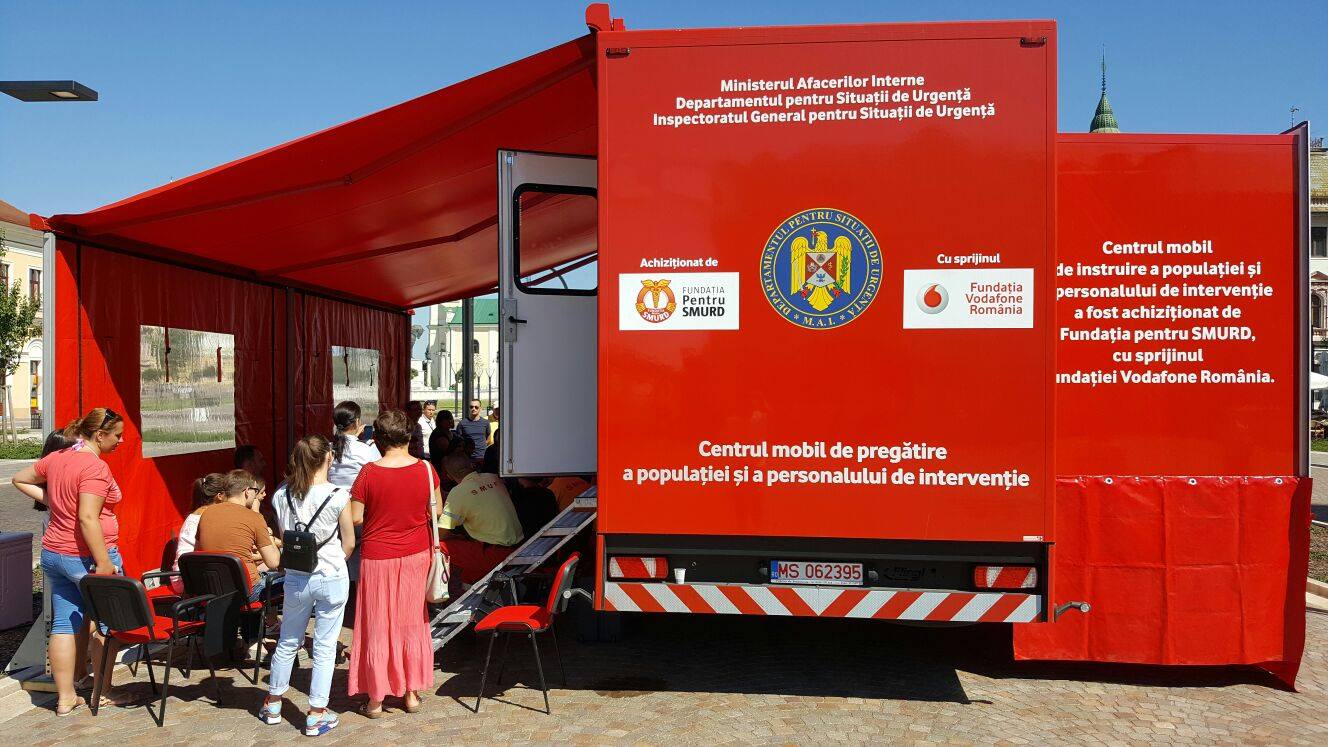 Caravana SMURD vine din nou judetul Bihor. Vezi unde o poti intalni