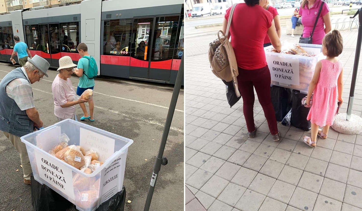 “Oradea doneaza o paine” va fi din nou in strada, joi 26 septembrie, in locatiile deja cunsocute
