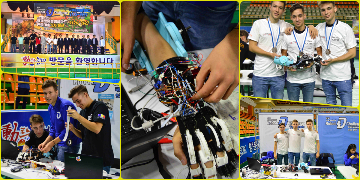 Oradea, medalia de Argint la Olimpiada Internationala de Robotica din Corea de Sud