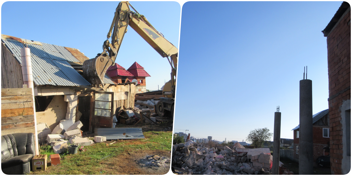 Primaria Oradea continua demolarea constructiilor ridicate ilegal