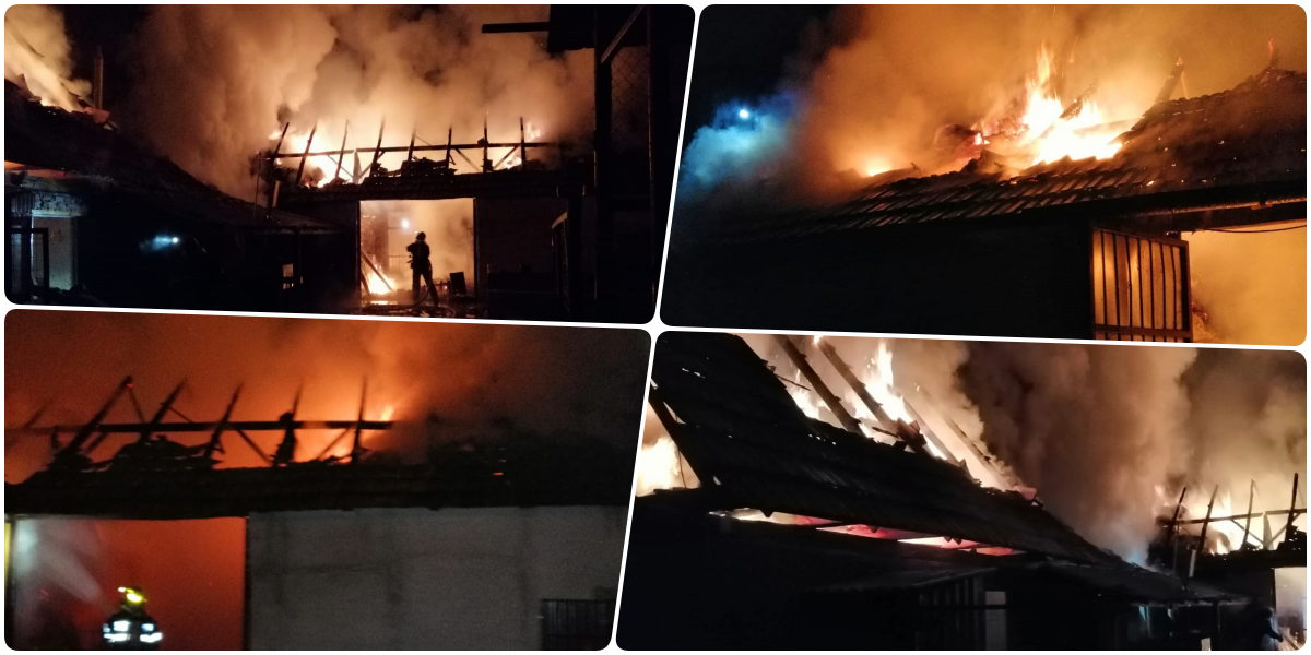 Incendiu violent in localitatea Fanate. Pompierii bihoreni au luptat aproape 4 ore cu focul, pentru a salva o locuinta