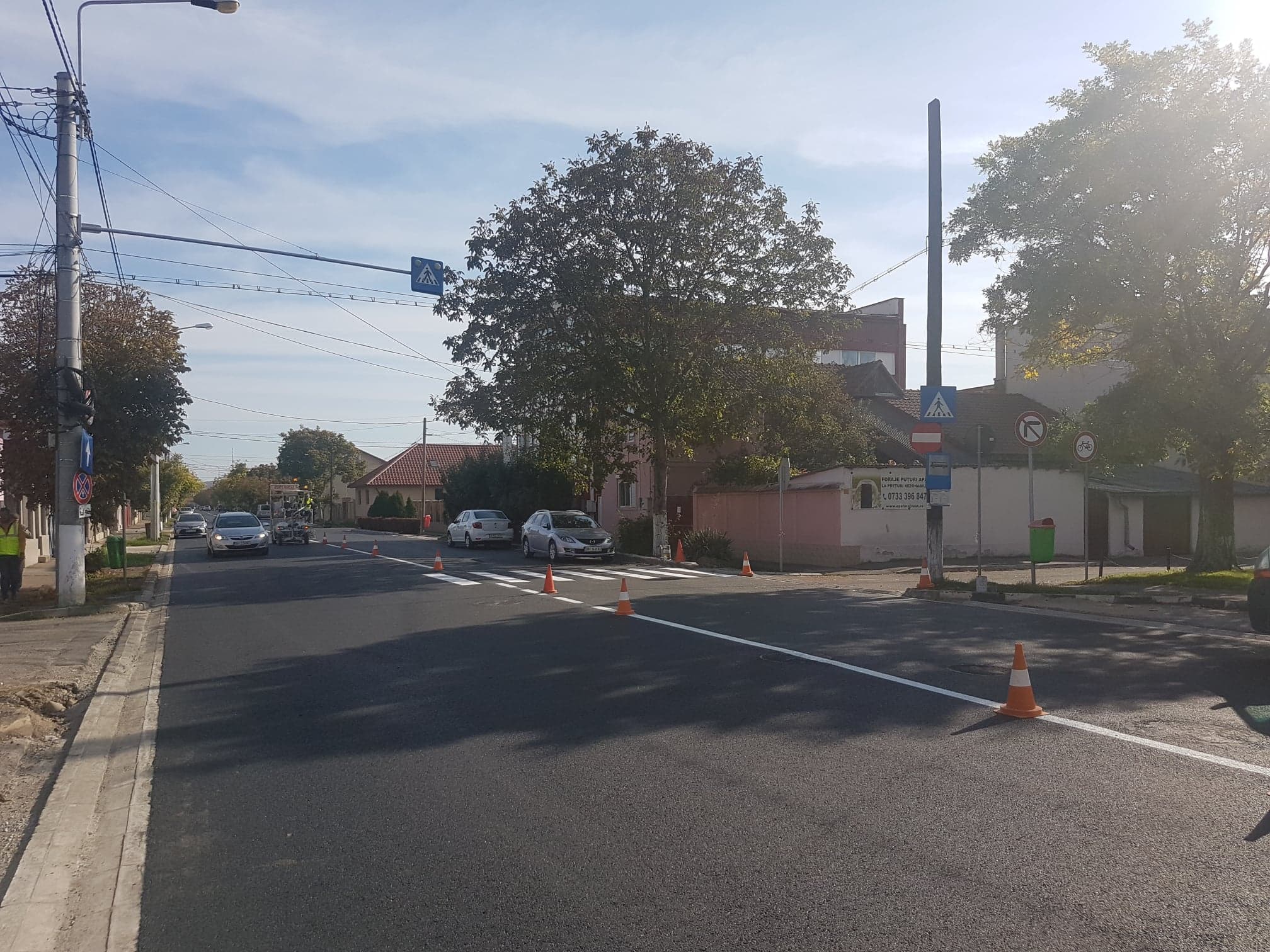 Strada Vladeasa a fost asfaltata, iar circulatia rutiera a fost redeschisa