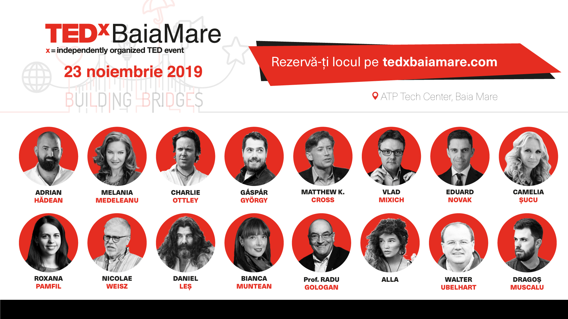 TEDxBaiaMare, cel mai așteptat eveniment al comunității, revine în noiembrie cu o nouă ediție – „Building Bridges”