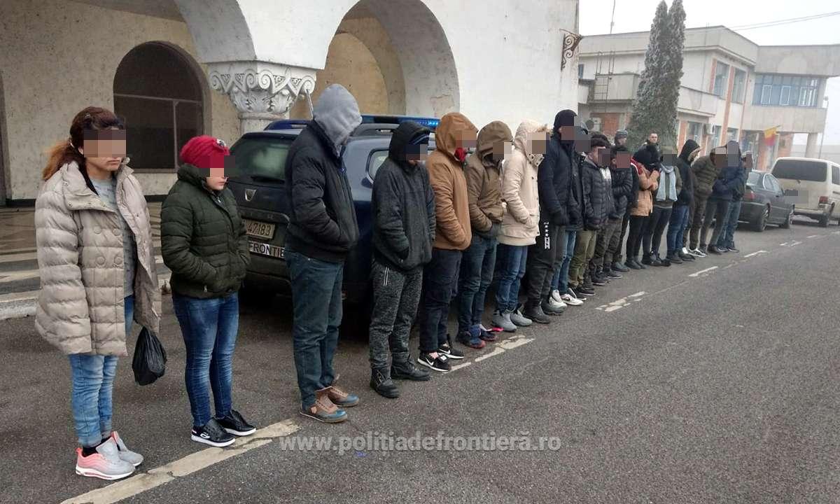 19 irakieni si sirieni, prinsi in aceeasi zi, in incercarea de a trece fraudulos frontiera pe la Bors