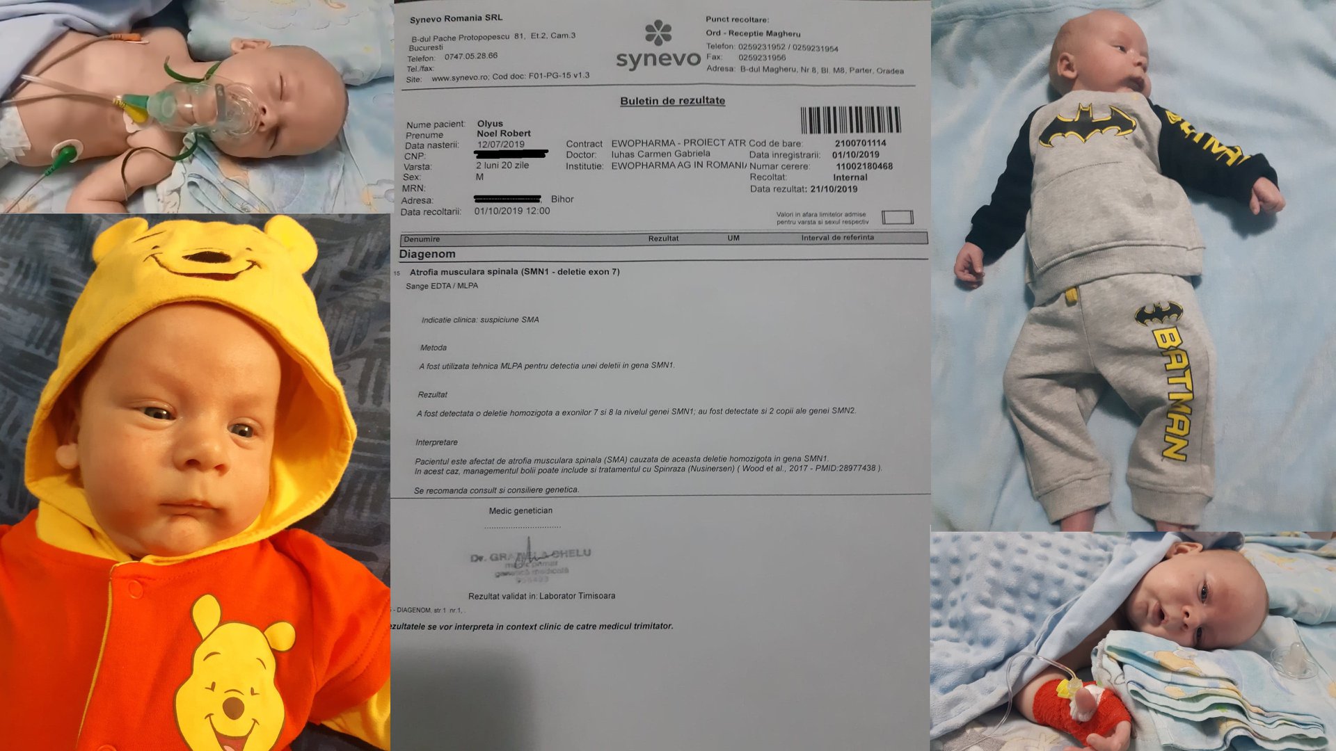 Micutul Noel are nevoie de sprijinul comunitatii bihorene. S-au strans 500.000 din cei 2,1 mil de dolari ce inseamna VIATA!