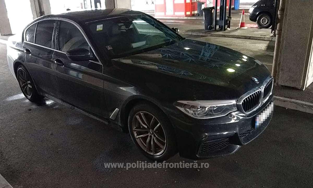 UN BMW de 70.000 euro, furat din Norvegia, a fost gasit in Vama Bors.